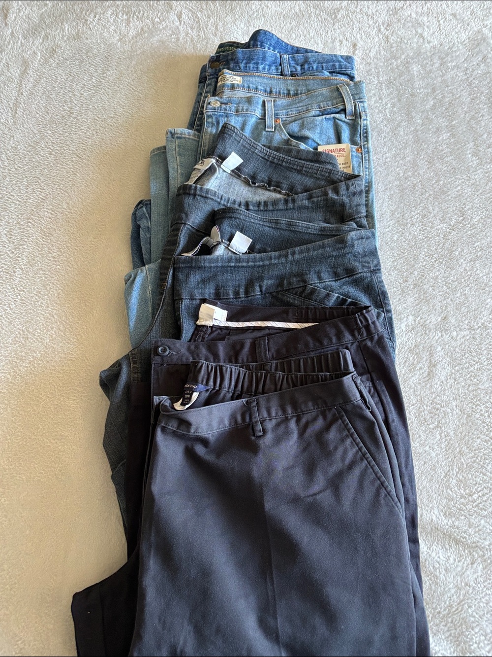 Women’s 6 Pairs of Casual Pants Bundle Size 20 EUC